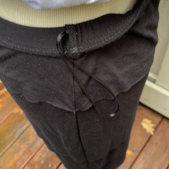 Design 365 Bandage Skirt Black Stretch Cotton Blend With Spandex Size M - Picture 7 of 7